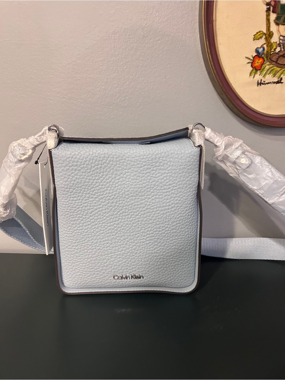 Calvin Klein Fay Shoulder Crossbody Bag Light Blue OS